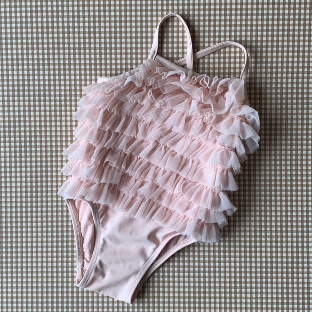 Baby Gap ruffles ballerina‎ swimsuit. Size 6-12 Months